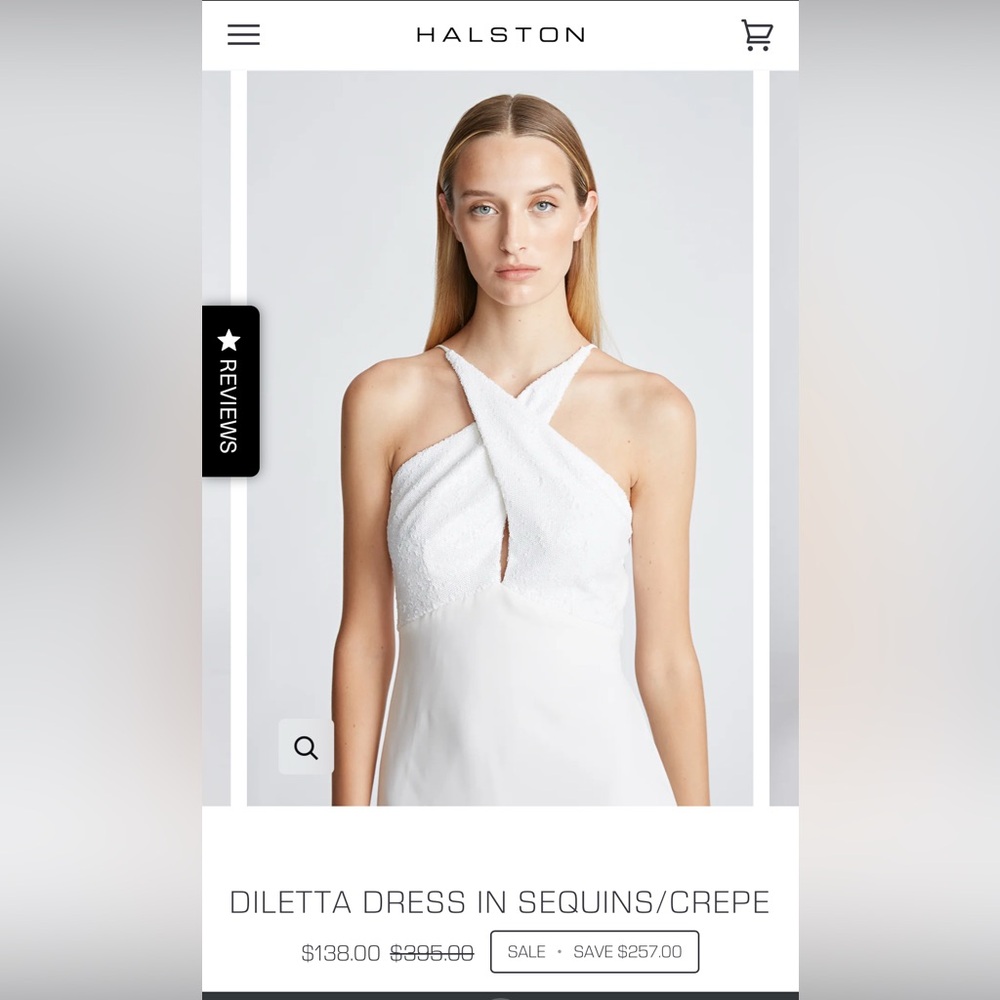 Halston Diletta Dress - Sequins/Crepe